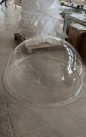Полусферы и сферы из оргстекла